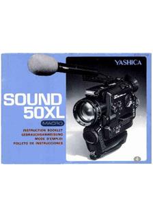 Yashica Sound XL manual. Camera Instructions.